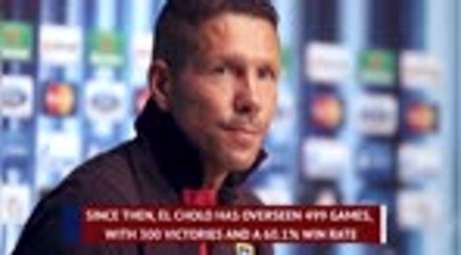 Diego Simeone - 500 games with Atletico