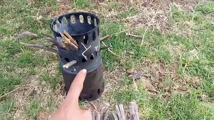 Ketogenic Hot Chocolate Using a Rocket Stove