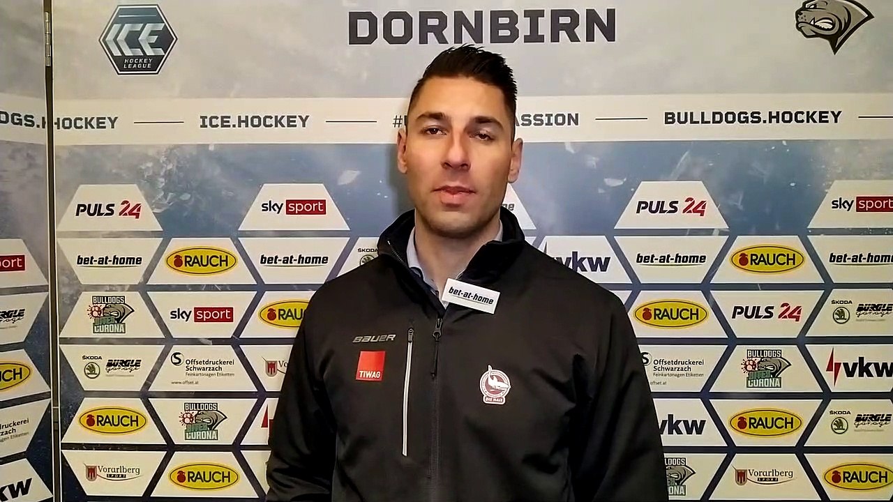 26.12.20: Florian Pedevilla nach dem Spiel in Dornbirn.