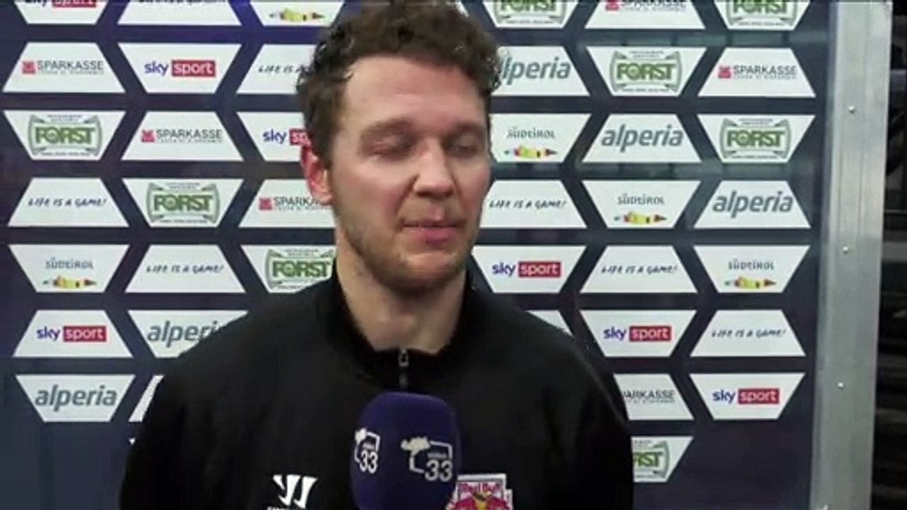 John Hughes nach dem Spiel gegen Bozen