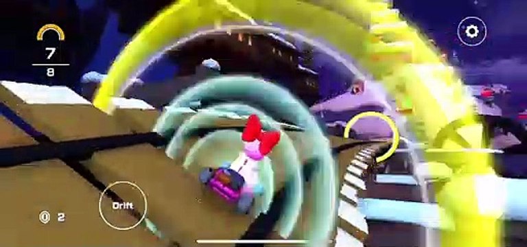 Mario Kart Tour - Clearing Baby Peach Cup Ring Race Challenge Gameplay