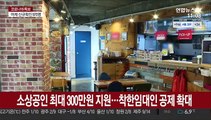 소상공인 최대 300만원 지원…착한임대인 공제 확대