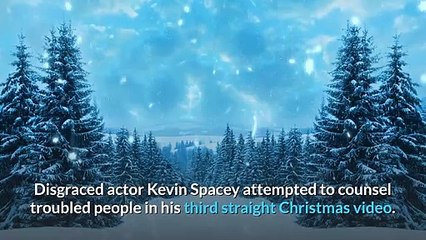 Kevin Spacey Really Is Making His Christmas Message An Annual Thing