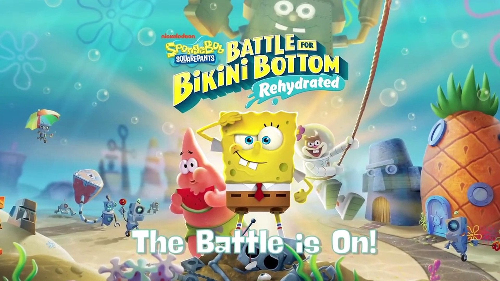 SpongeBob SquarePants- Battle for Bikini Bottom Rehydrated - Official Goo  Lagoon Gameplay Trailer - video Dailymotion