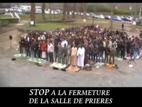 Fermeture salle de prières res. univ. JEAN ZAY
