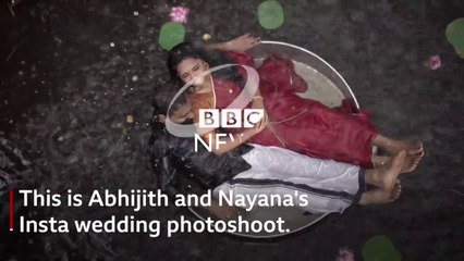 BBC News:  The rise of India’s viral wedding photoshoots _by Mr. Mesbah