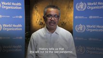 El director general de la OMS alerta de futuras pandemias