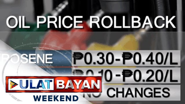 Oil price rollback, ipatutupad ng mga kumpanya ng langis sa papasok na linggo