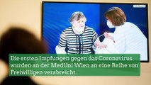 Erste Covid-Impfungen in Österreich