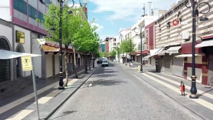 Diyarbakır’da sokağa çıkma kısıtlaması nedeniyle tarihi mekanlar boş kaldı