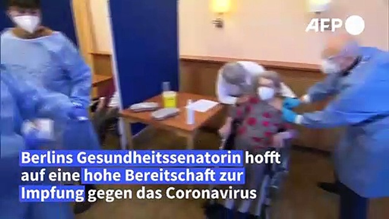 Berlins Gesundheitssenatorin hofft auf hohe Impfbereitschaft