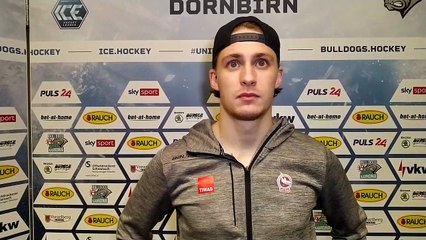 Christof Kromp nach dem Spiel gegen Dornbirn