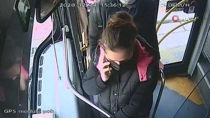 Otobüs şoförü fenalaşan yolcuyu hastaneye yetiştirdi