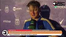 Fútbol Femenino - la misionera Yamila Rodríguez anotó un hat-trick y clasificó a las semifinales