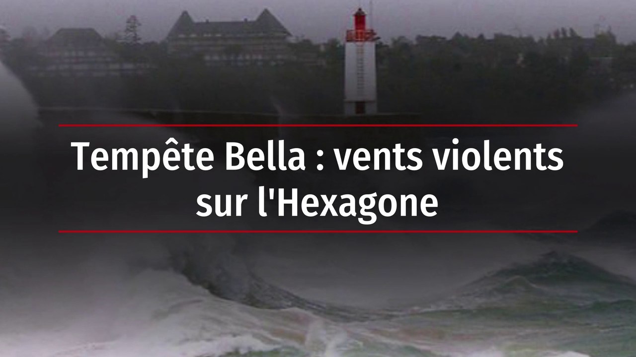 Tempête Bella : vents violents sur l'Hexagone
