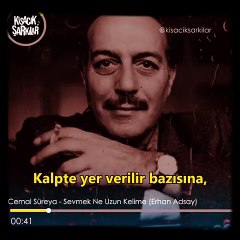 Cemal Süreyya -SEVMEK NE UZUN KELİME