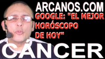 CANCER - Horóscopo ARCANOS.COM 27 de diciembre de 2020 al 2 de enero de 2021- Semana 53-2020,01-2021