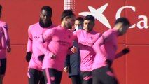El Sevilla afina la maquinaria para encarar el último partido del año