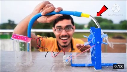 Hydro-Electricity Generator _ पानी से सीधा बनाये बिजली _ 100% Working