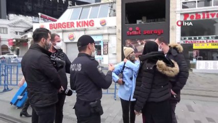 Taksim'de polise saldıran Lübnanlı zanlı, hastaneyi de birbirine kattı...O anlar kamerada