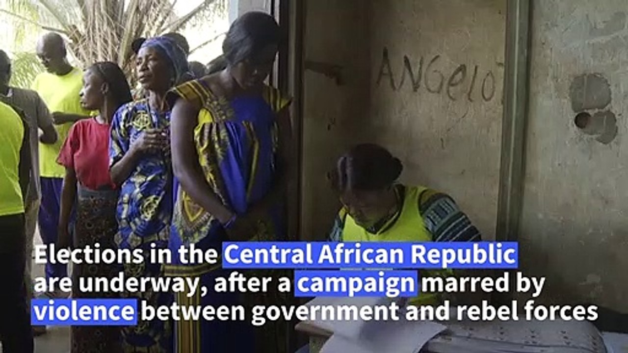 Voting underway in Central African Republic
