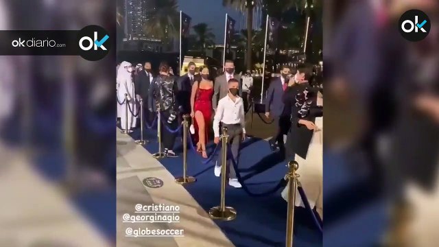 Georgina Rodríguez arrasa en los Globe Soccer Awards y eclipsa hasta a Cristiano Ronaldo