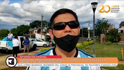 Caravana ProVida en Misiones: “Estamos en defensa de la madre y del niño por nacer”