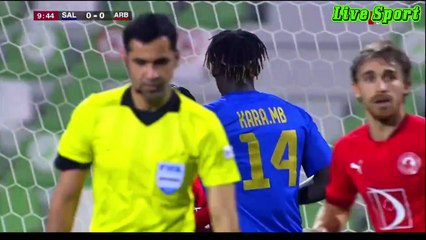 مباراه العربي والسيليه  دوري نجوم قطر الشوط الاول   27_12_2020 الاسبوع 11