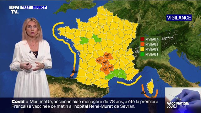 Tempête Bella: huit départements placés en vigilance orange par Météo France