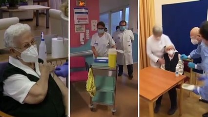 Primer día de vacunación en Europa contra la COVID-19