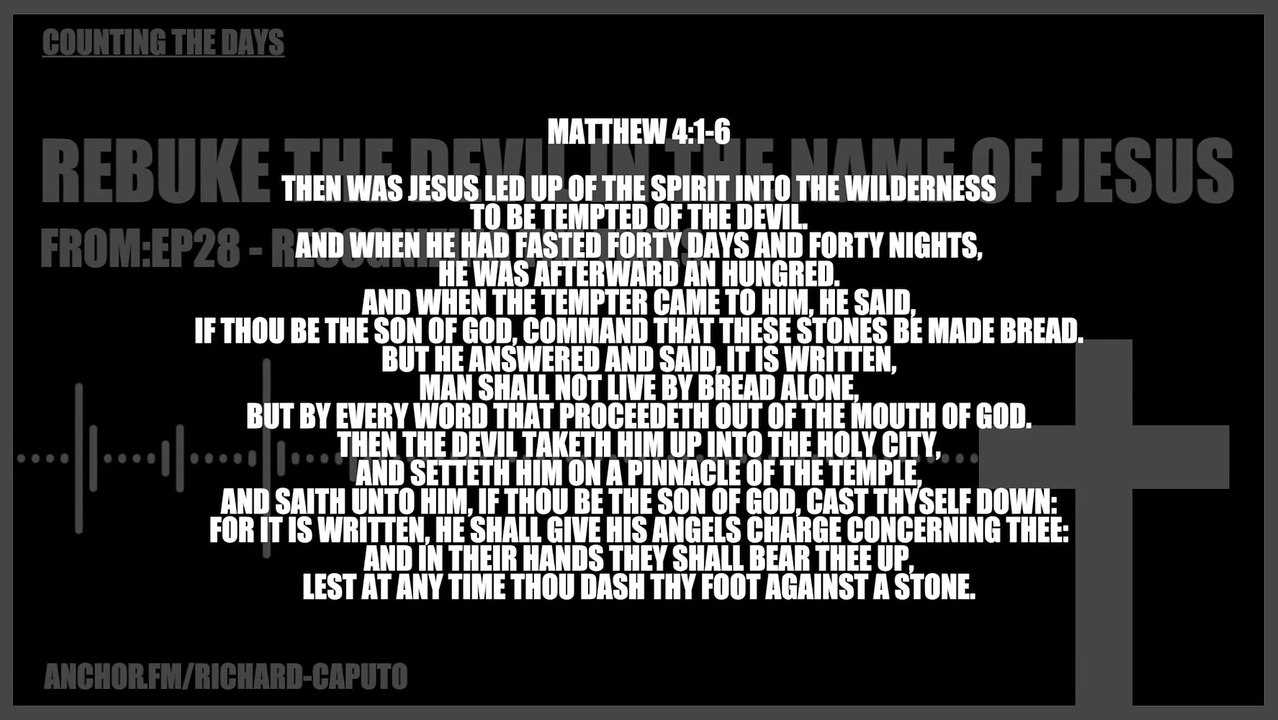 Rebuke the Devil in the Name of JESUS