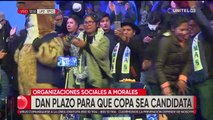 Movimientos Sociales dan ultimátum a Morales y exigen que Eva Copa sea candidata a la Alcaldía alteña
