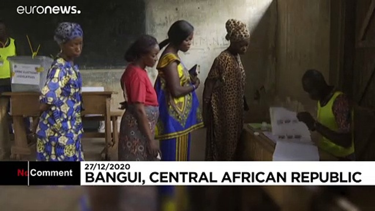 Voting underway in Central African Republic's presidential and legislative elections