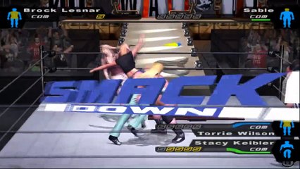 Here Comes the Pain Brock Lesnar vs Sable, Torrie Wilson, Stacy Kleiber