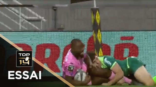 TOP 14 - Essai de Lester ETIEN (SFP) - Pau - Paris - J12 - Saison 2020/2021