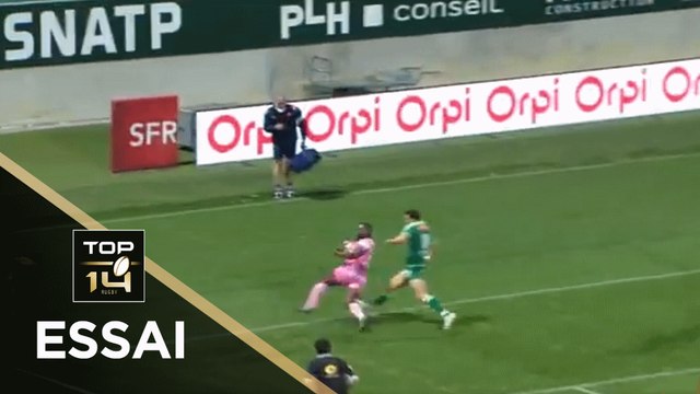 TOP 14 - Essai de Lester ETIEN (SFP) - Pau - Paris - J12 - Saison 2020/2021