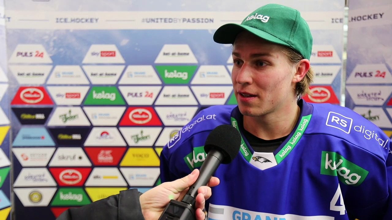 27.12.2020: Benjamin Lanzinger vor dem Derby gegen den KAC.