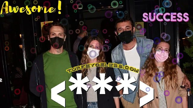 Çukur Aras Bulut İynemli and Necip Memili with their girlfriends.