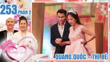 Thất vọng tràn trề lần đầu gặp mặt vì vợ xấu hơn hình trên zalo | Quang Quốc - Thị Bé | VCS #253 