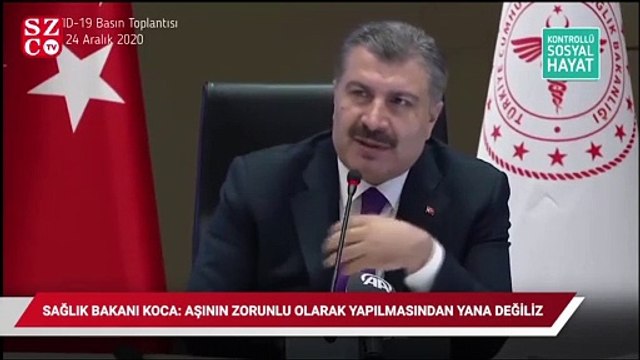 Bakan Fahrettin Koca’dan zorunlu aşı açıklaması