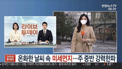 [날씨] 온화한 날씨 속 미세먼지…주 중반 강력한파