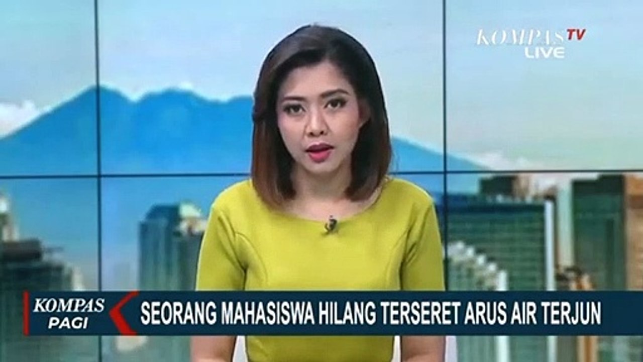 Berniat Menolong Teman, Mahasiswa Hilang Tenggelam Terseret Arus Air Terjun