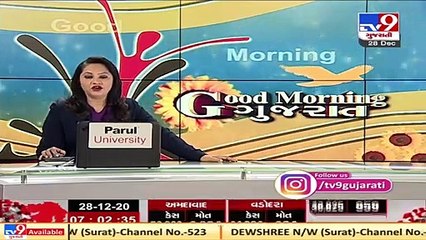 Vadodara_ Locals throng to see illuminated solar panels near Akota Dandiya Bazar bridge _ TV9News