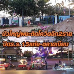 บัวใหญ่ผงะเจอติดโควิดอีก2ราย สั่งปิดร.ร.15แห่ง-ตลาดเงียบเหงา