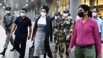 Kangana Ranaut Spotted At Mumbai Airport With High Security