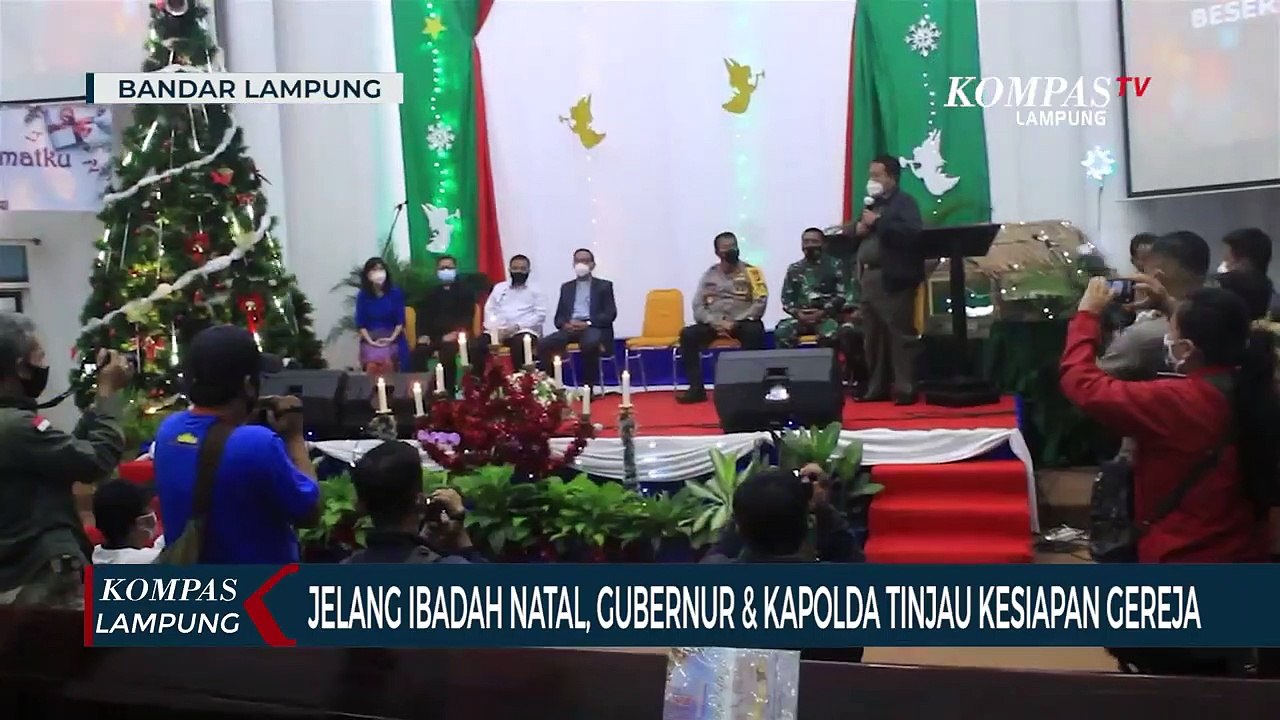Jelang Natal, Gubernur dan Kapolda Lampung Tinjau Kesiapan Gereja