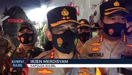 Wagub Sulsel, Kapolda & Pangdam Tinjau Pengamanan