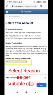 How To Delete Instagram Account | Delete Instagram Account | Delete Instagram Account Permanently