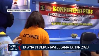 19 WNA Di Deportasi Selama Tahun 2020