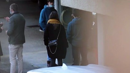 Iñaki Urdangarin con sus hijos y familia en Vitoria el día de Navidad